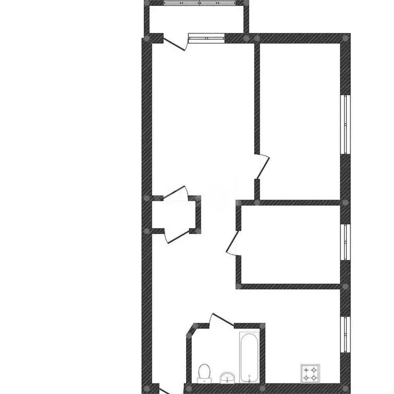 3-комнатная квартира: Казань, улица Муштари, 30 (63.7 м) - Фото 1