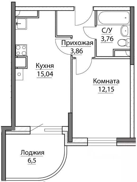 1-к кв. Ярославская область, Ярославский район, Заволжское с/пос, пос. ... - Фото 0