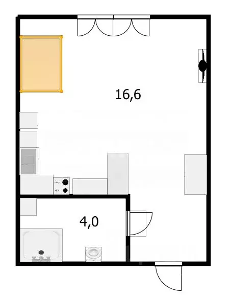 Студия Краснодарский край, Анапа муниципальный округ, с. Супсех ул. ... - Фото 2