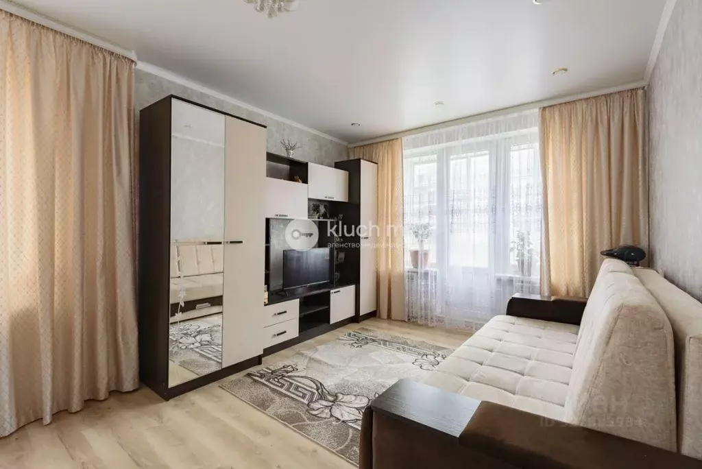 1-к кв. Татарстан, Казань ул. Карима Тинчурина, 1 (31.6 м) - Фото 0