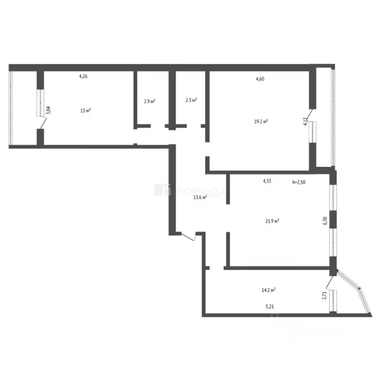 3-к кв. Алтайский край, Барнаул тракт Павловский, 227 (88.7 м) - Фото 2