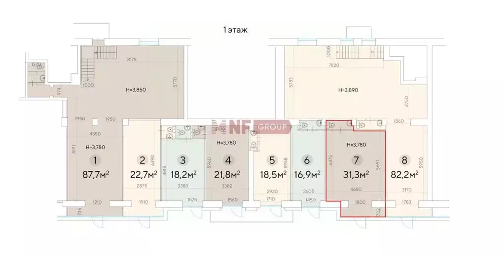 Торговая площадь в Москва Красноказарменная ул., 23 (34 м) - Фото 1