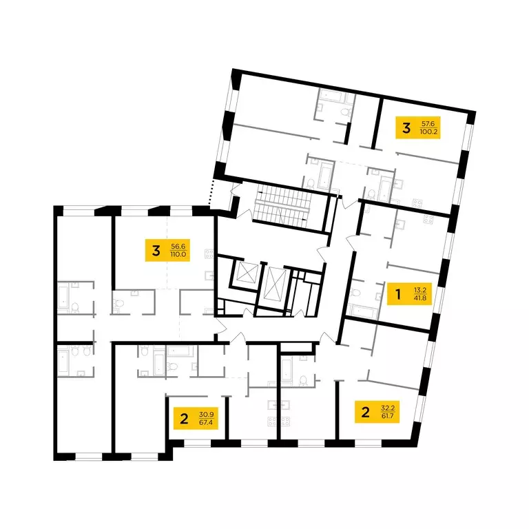 3-к кв. Москва ул. Эдуарда Стрельцова, 2к2 (101.0 м) - Фото 1