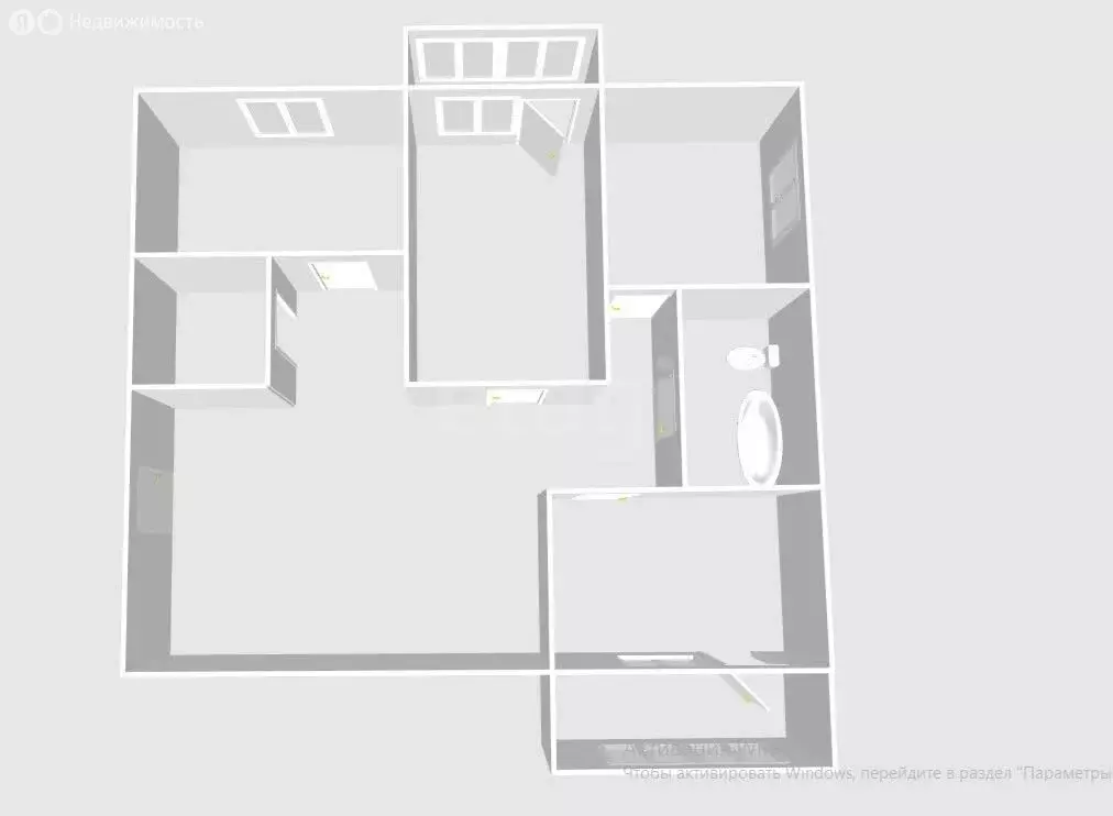 3-комнатная квартира: Южно-Сахалинск, проспект Победы, 67 (71.5 м) - Фото 2