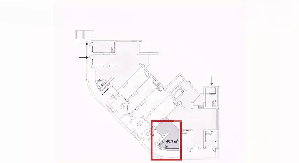 Помещение свободного назначения в Москва Ярцевская ул., 27к1 (41 м) - Фото 2