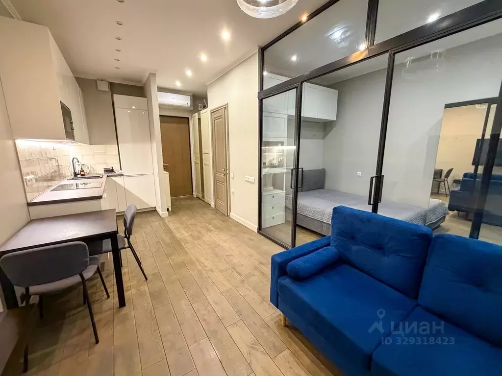 Студия Москва ул. Адмирала Макарова, 6Бк1 (30.0 м) - Фото 1