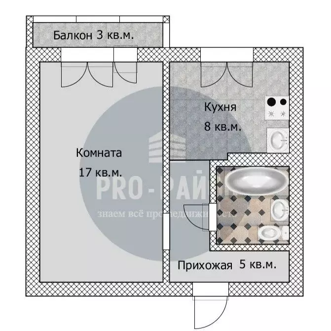 1-комнатная квартира: Барнаул, Павловский тракт, 138 (33 м) - Фото 0