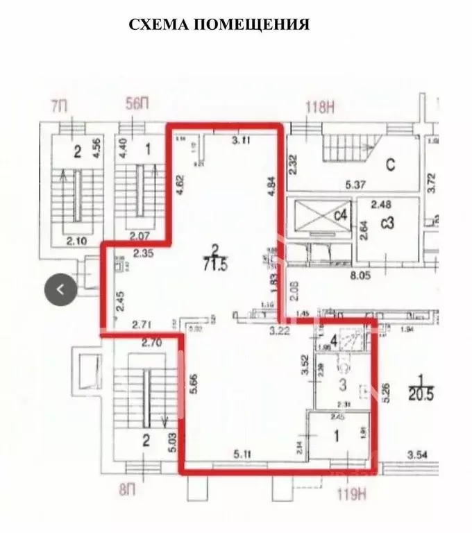 Помещение свободного назначения в Москва Родниковая ул., 5А (84 м) - Фото 1