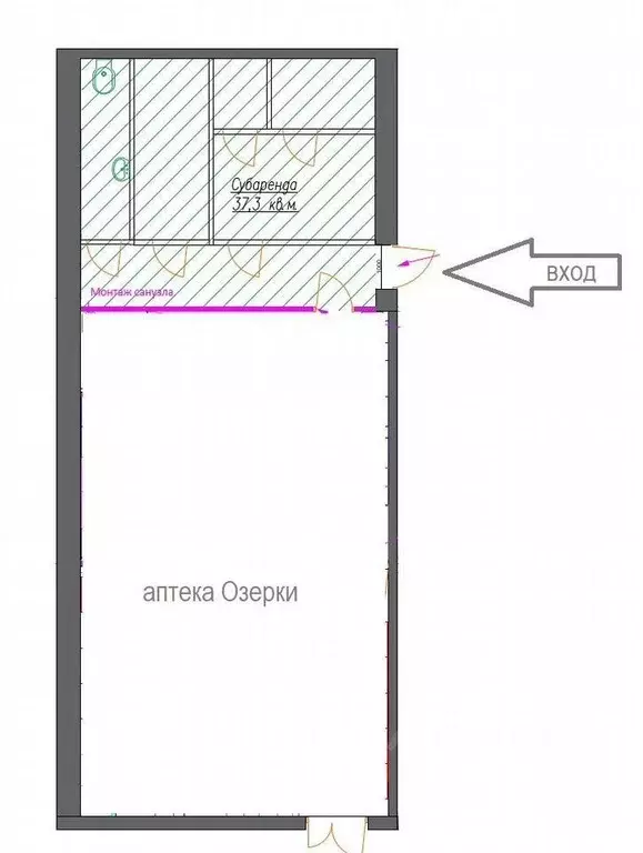 Торговая площадь в Ленинградская область, Коммунар г. Гатчинский ... - Фото 0