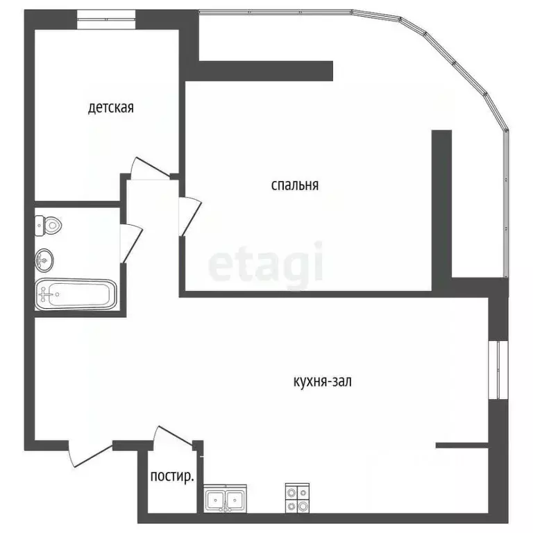 3-к кв. Краснодарский край, Краснодар ул. Каляева, 263/4к2 (90.3 м) - Фото 1