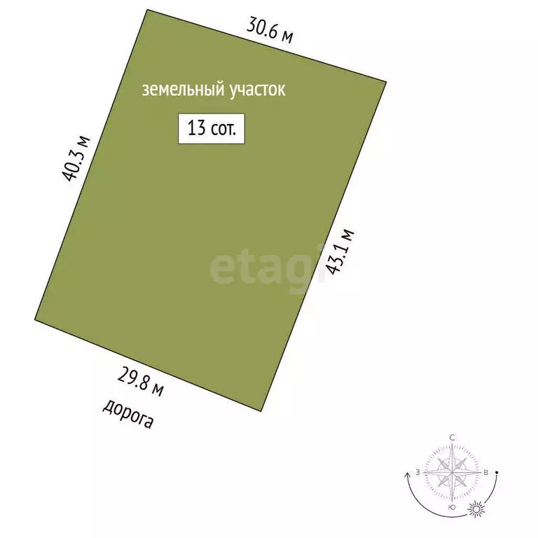 Участок в Тукаевский район, Биюрганское сельское поселение, деревня ... - Фото 1