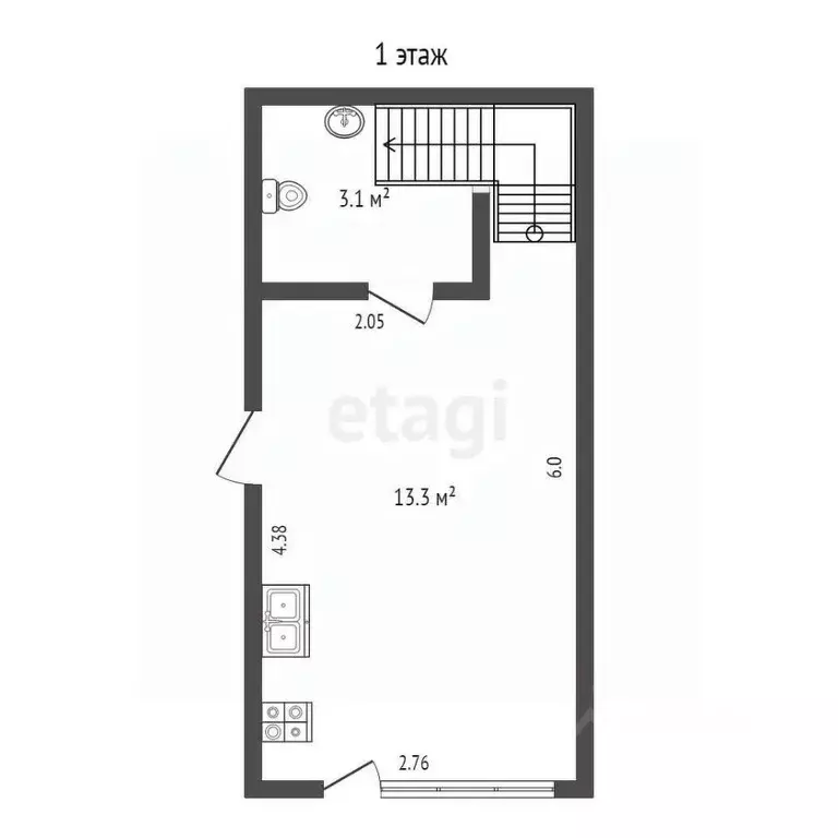 5-к кв. Крым, Ялта муниципальный округ, Отрадное пгт ул. Отрадная, 25Б ... - Фото 2