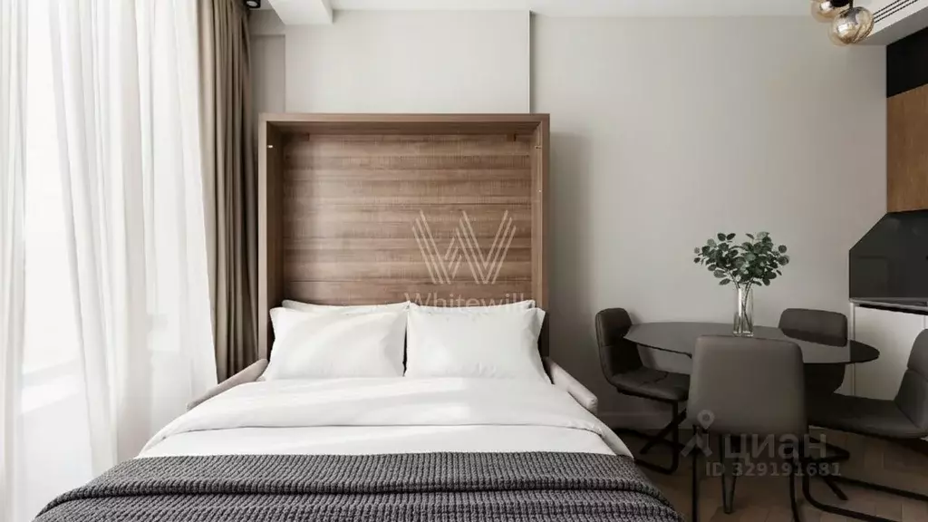 Студия Москва Ленинградский просп., 36с40 (33.0 м) - Фото 2