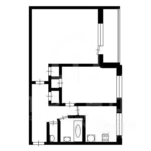 2-к кв. Санкт-Петербург Поэтический бул., 3 (45.6 м) - Фото 1