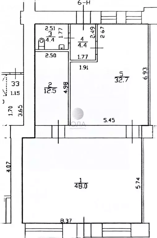 Торговая площадь в Санкт-Петербург Кавалергардская ул., 8 (100 м) - Фото 1