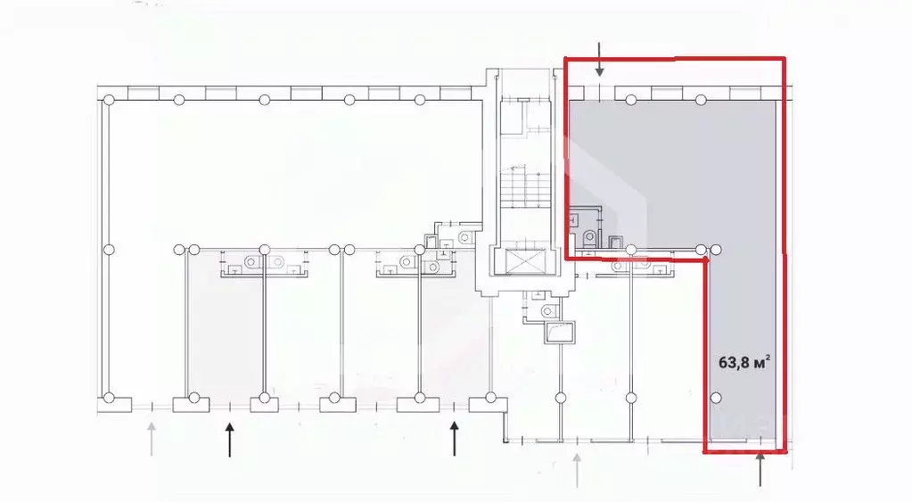 Помещение свободного назначения в Москва Планерная ул., 12К1 (64 м) - Фото 2