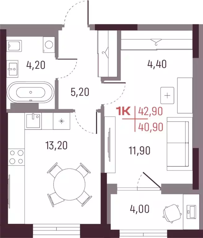1-к кв. Свердловская область, Екатеринбург Академический мкр, 19-й ... - Фото 0