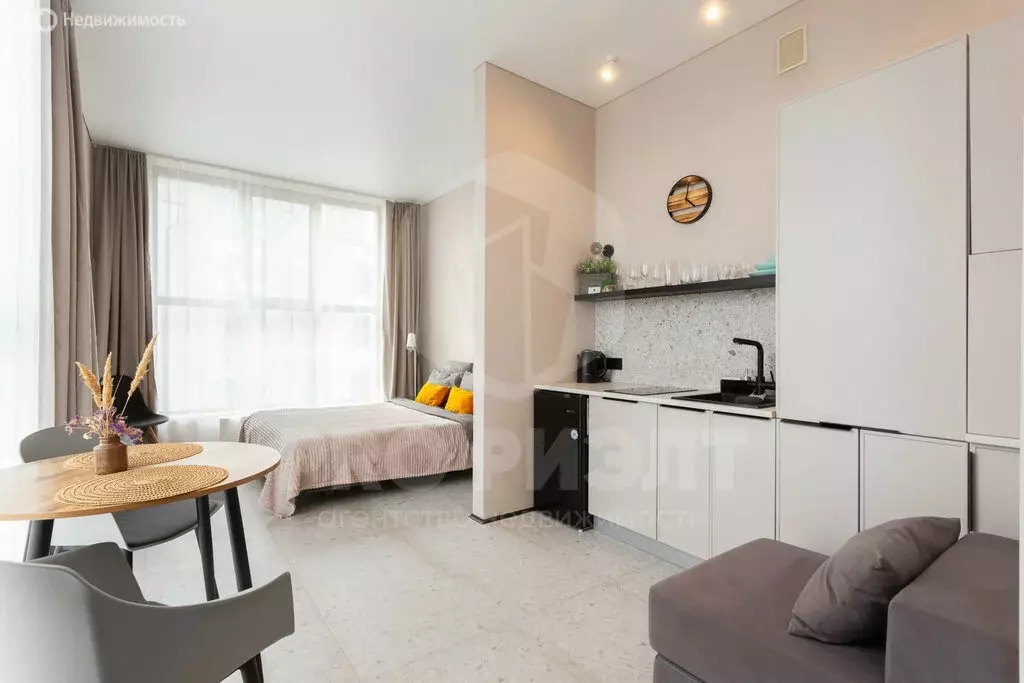 Квартира-студия: Зеленоградск, улица Гагарина, 87 (28 м) - Фото 1