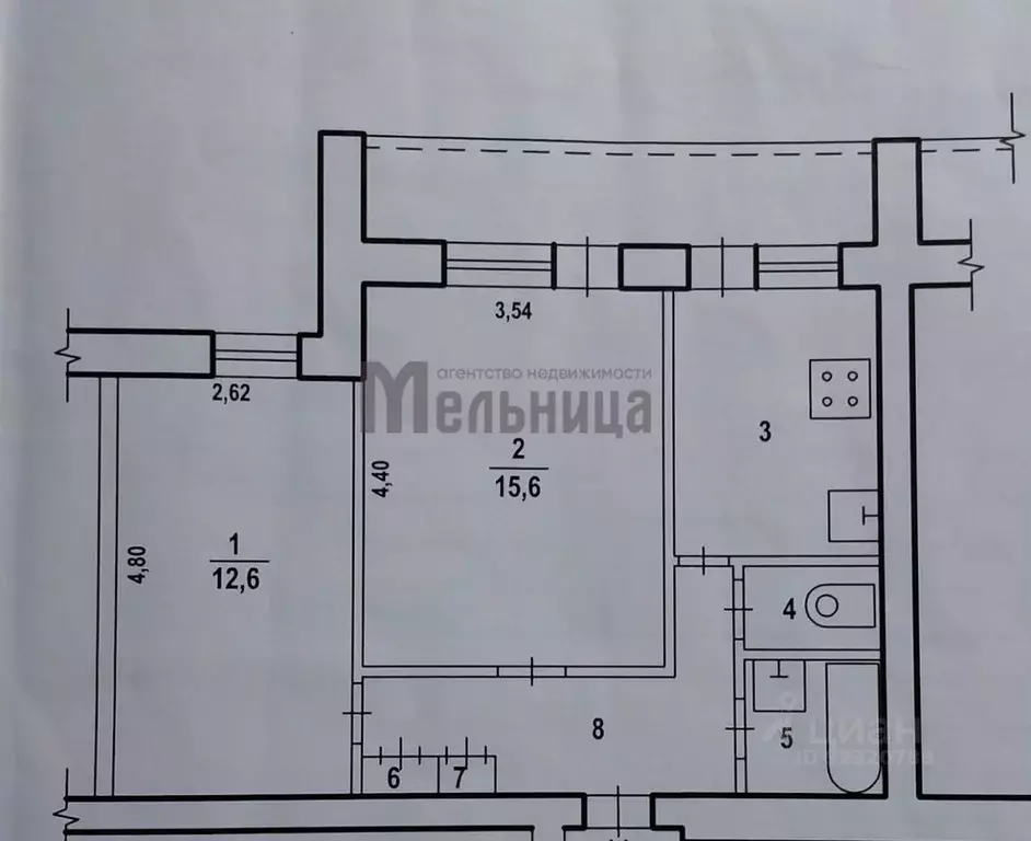 2-к кв. Волгоградская область, Волгоград пос. Сакко и Ванцетти, ул. ... - Фото 2