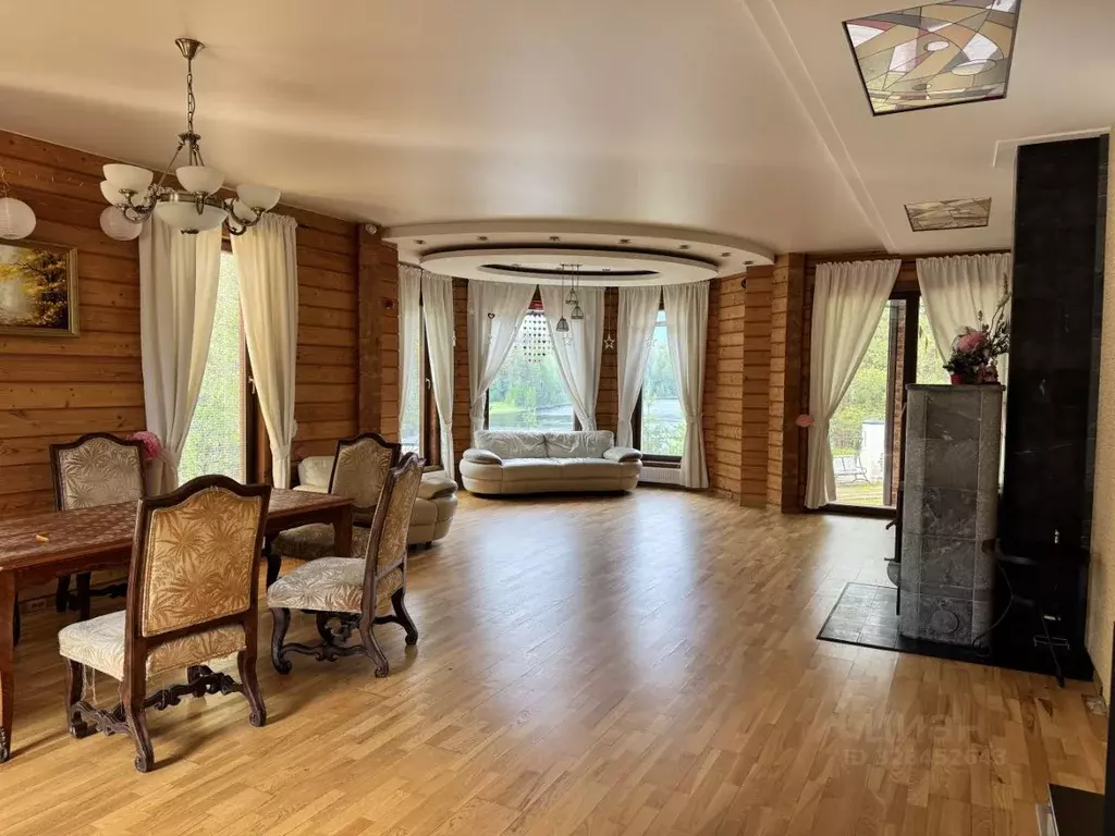 Коттедж в Карелия, Пряжинский район, пос. Матросы Набережная ул., 2 ... - Фото 1