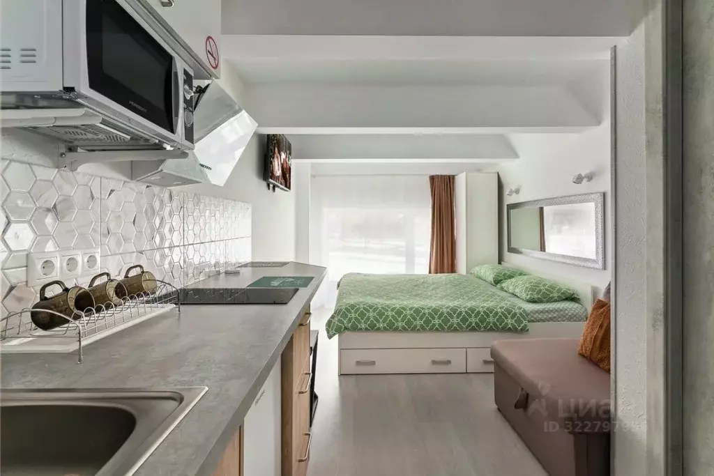 1-к кв. Москва ул. Перерва, 16 (21.0 м) - Фото 1