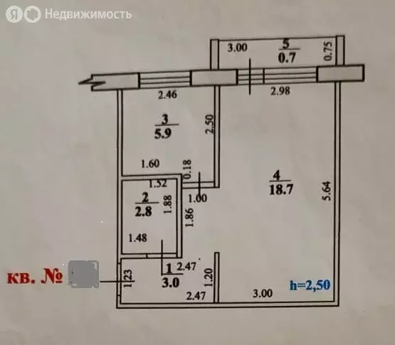 1-комнатная квартира: Стерлитамак, Коммунистическая улица, 39 (31.1 м) - Фото 0