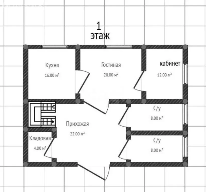 Дом в Майкоп, улица Гагарина (736 м) - Фото 1