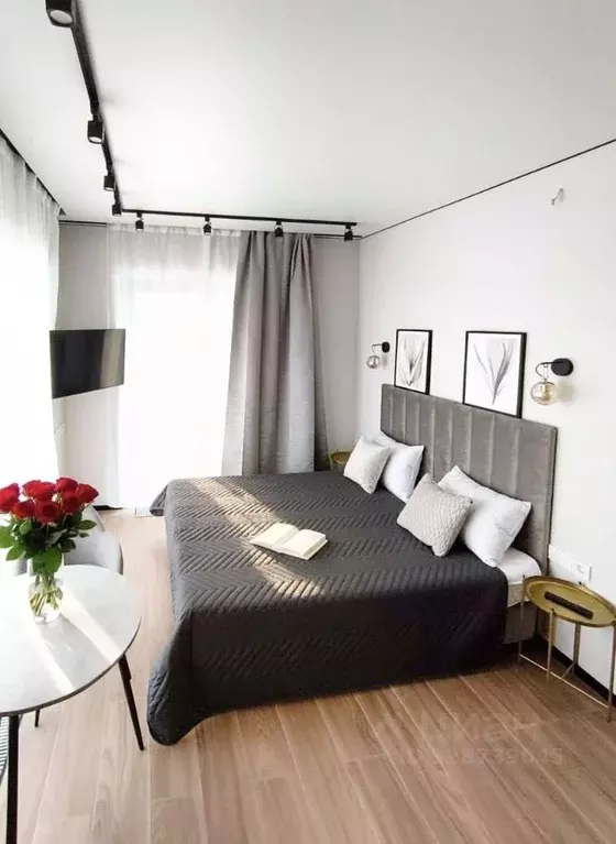 Студия Санкт-Петербург наб. Макарова, 58 (21.5 м) - Фото 1