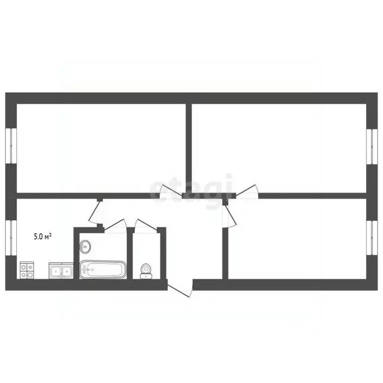 3-к кв. Московская область, Химки 9 Мая ул., 16 (58.4 м) - Фото 2