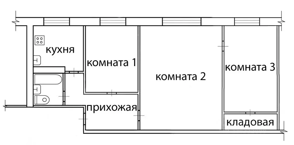 3-к кв. Московская область, Богородский городской округ, с. Кудиново ... - Фото 1