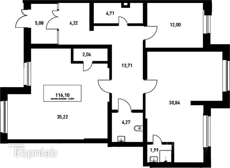 Помещение свободного назначения в Краснодарский край, Краснодар Догма ... - Фото 2