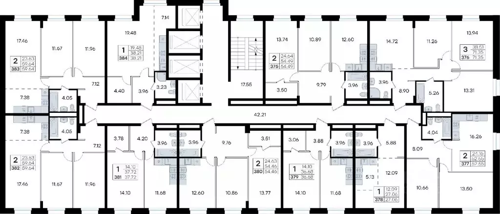 Студия Приморский край, Владивосток ул. Тухачевского, 80 (38.21 м) - Фото 1