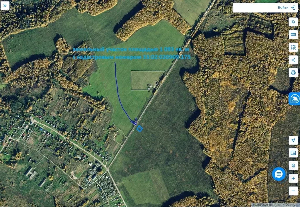 Участок в Владимирская область, Киржачский муниципальный округ, д. ... - Фото 1