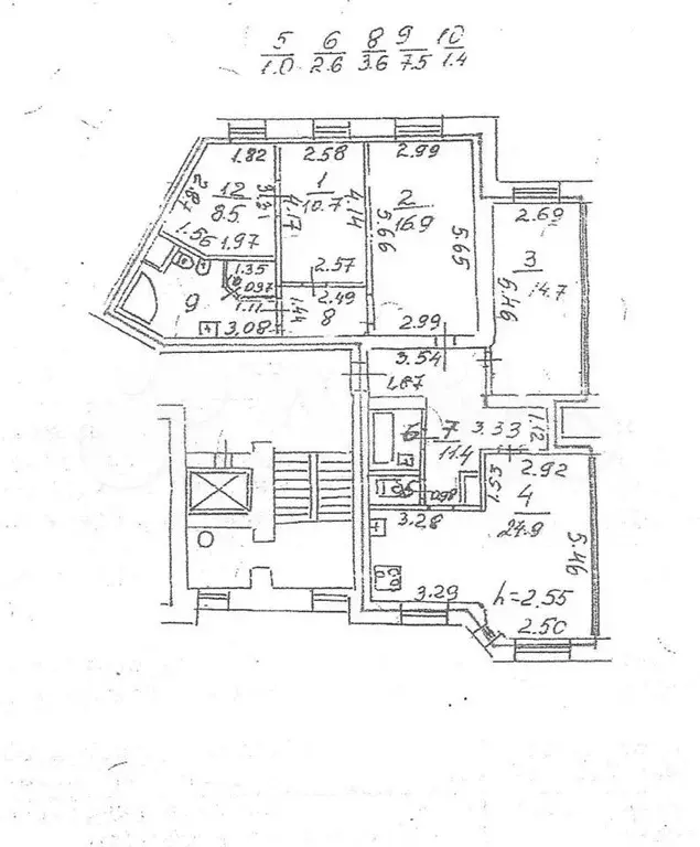 4-к. квартира, 103 м, 2/9 эт. - Фото 0