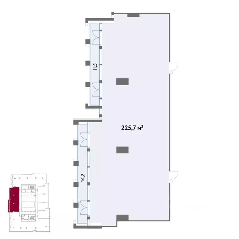 Офис в Москва Кинематографический кв-л,  (251 м) - Фото 2