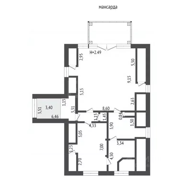 Офис в Коми, Ухта Октябрьская ул., 26 (400 м) - Фото 2