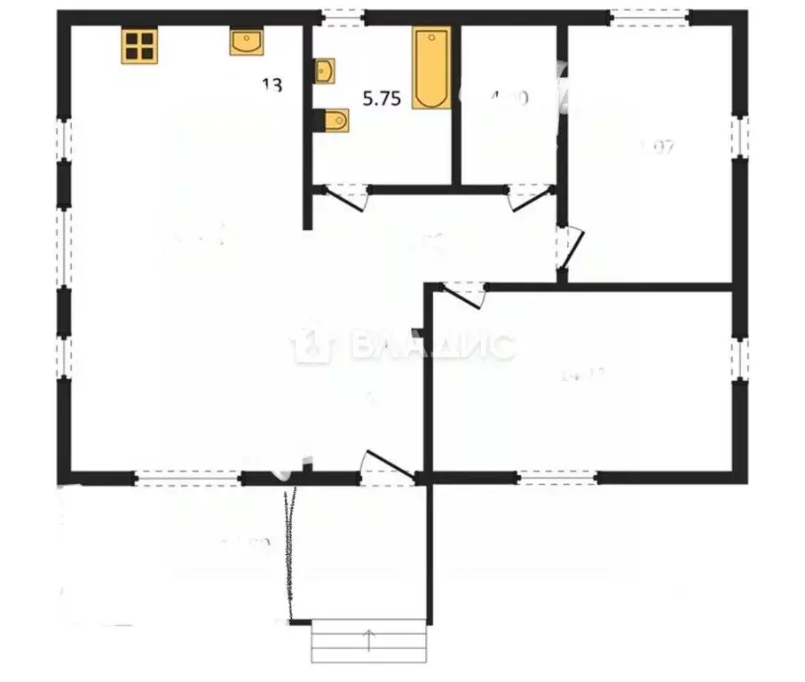 Дом в Пензенская область, Бессоновский район, с. Ухтинка ул. ... - Фото 2