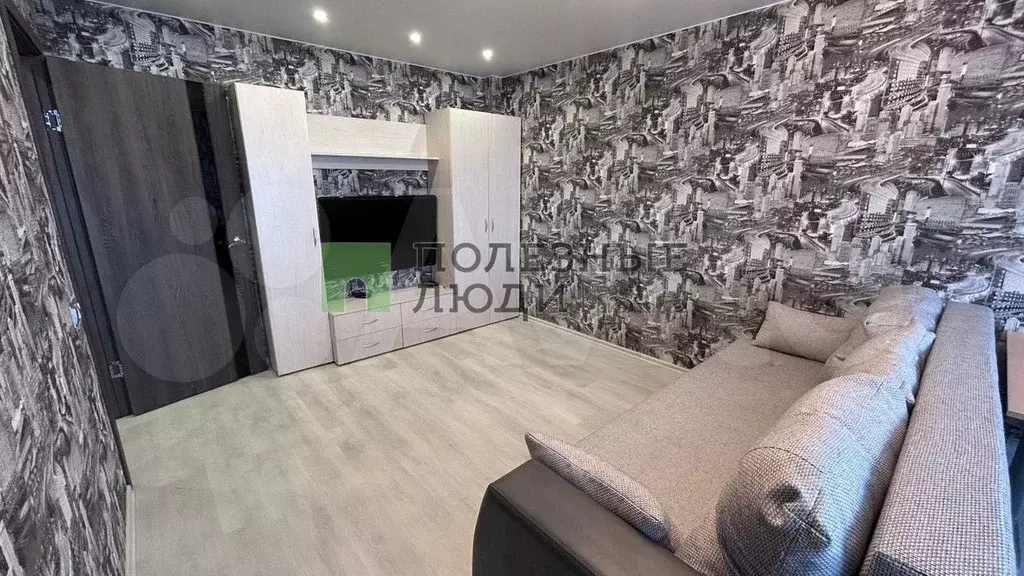 1-к. квартира, 33,6 м, 6/9 эт. - Фото 1