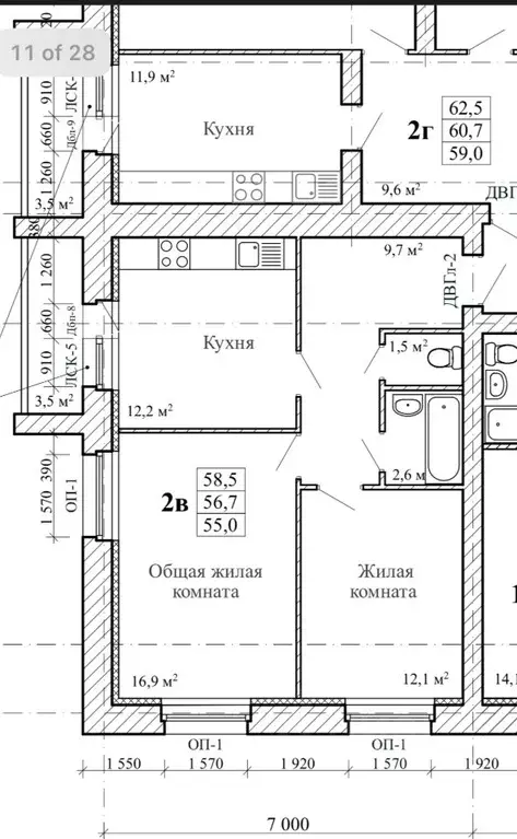 2-к кв. Тамбовская область, Тамбов городской округ, с. Бокино пер. ... - Фото 1