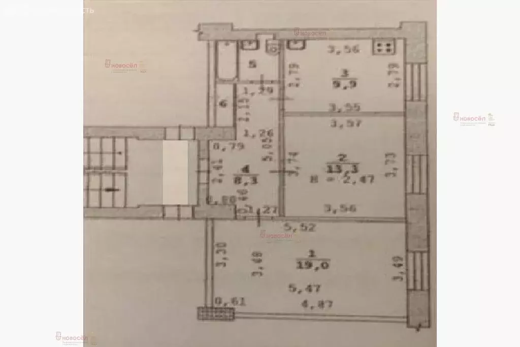 2-комнатная квартира: Екатеринбург, Первомайская улица, 70 (54.6 м) - Фото 0