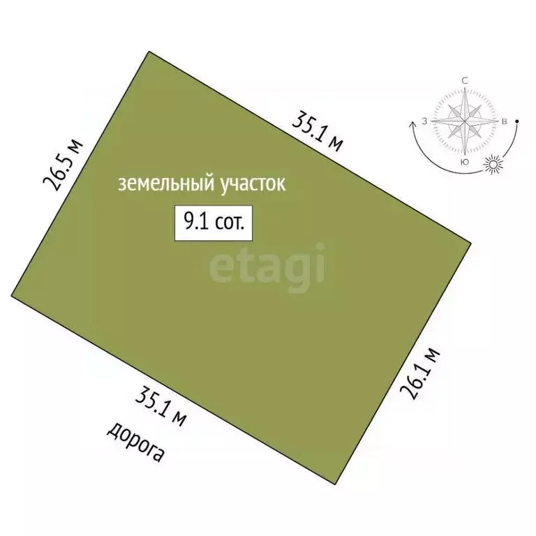 Участок в Тюменская область, Тюменский муниципальный округ, с. ... - Фото 2