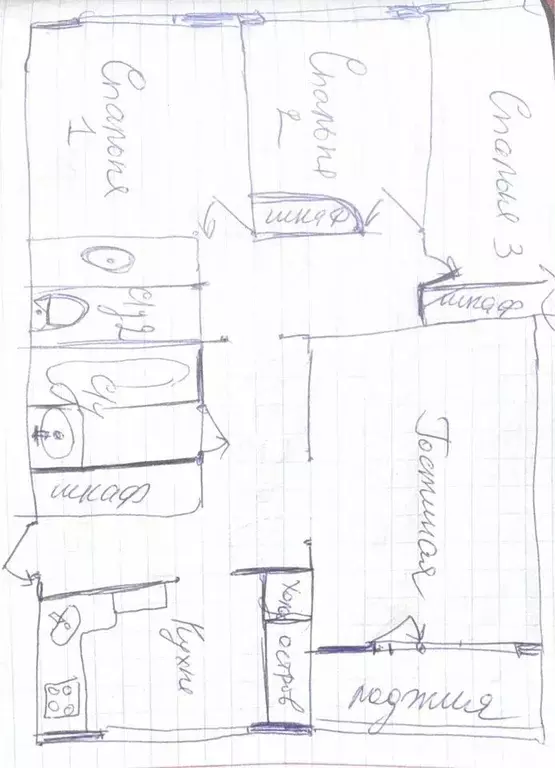 4-к кв. Московская область, Подольск Подольская ул., 18к1 (90.0 м) - Фото 1