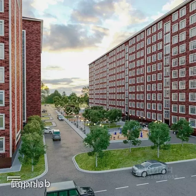 1-к кв. Кабардино-Балкария, Нальчик ул. Шогенова, 1А (55.0 м) - Фото 0