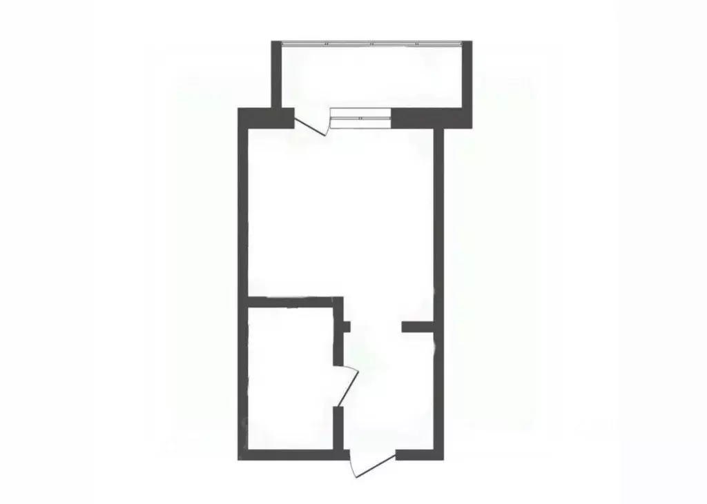 Студия Тюменская область, Тюмень ДОК мкр, ул. Ботаническая, 1 (20.0 м) - Фото 1