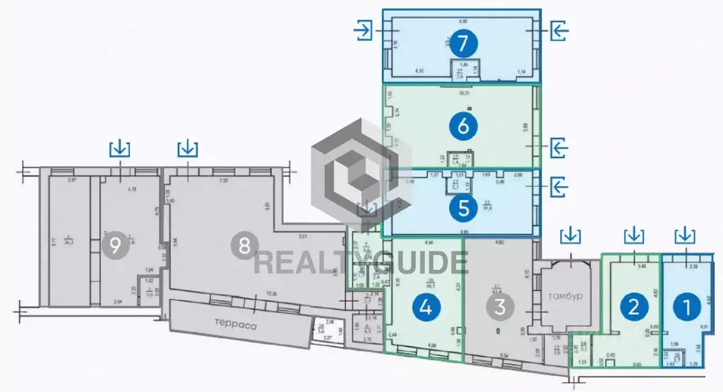 Торговая площадь в Москва Долгоруковская ул., 27С1 (31 м) - Фото 0