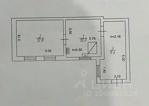 Дом в Саратовская область, Энгельс Станционная ул., 15/1 (32 м) - Фото 1