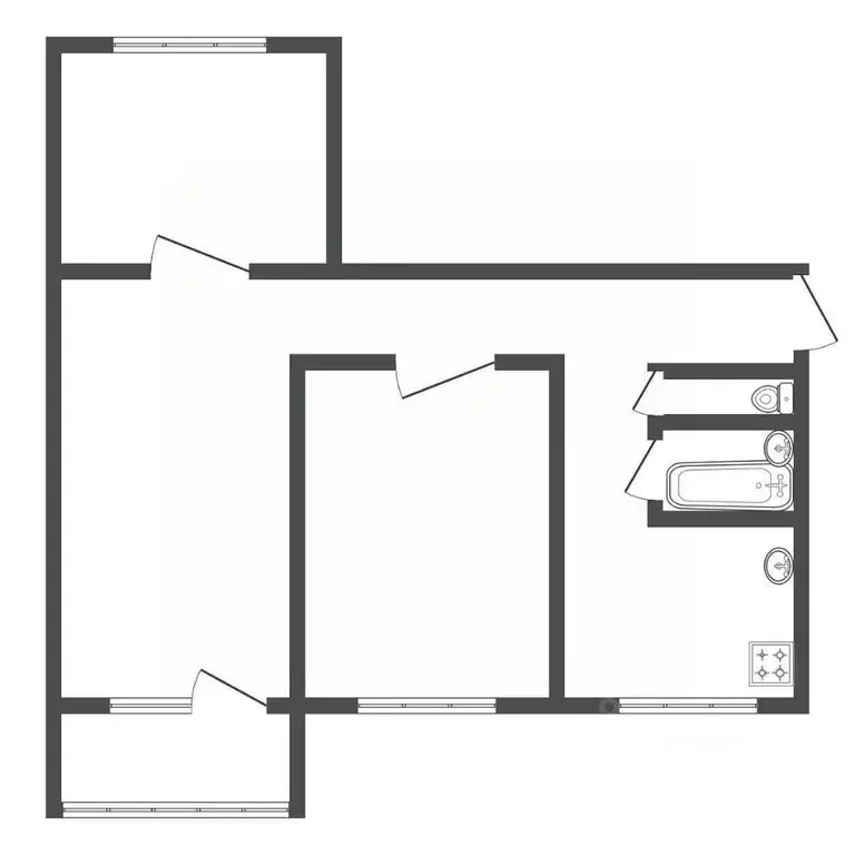 3-к кв. Владимирская область, Ковров ул. Зои Космодемьянской, 5/3 ... - Фото 0