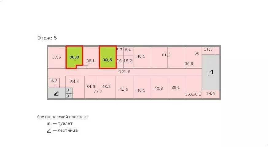 Офис (114.4 м) - Фото 1