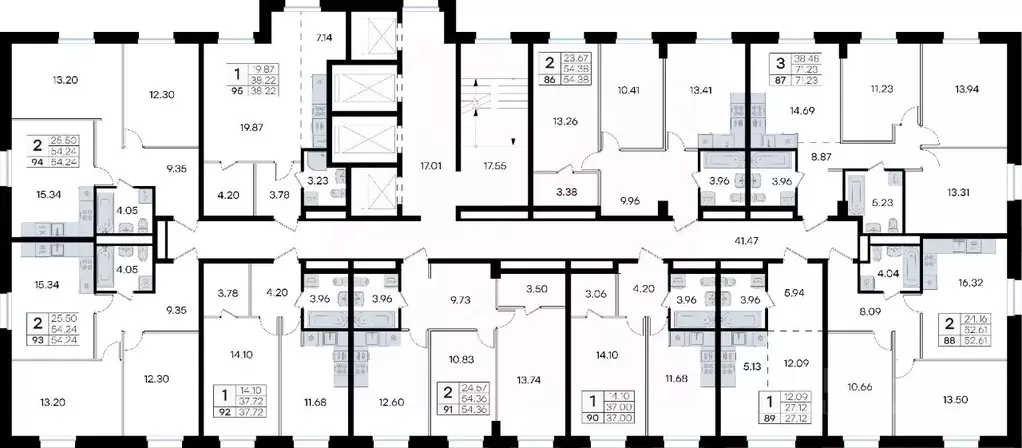 2-к кв. Приморский край, Владивосток ул. Тухачевского, 80 (54.38 м) - Фото 2