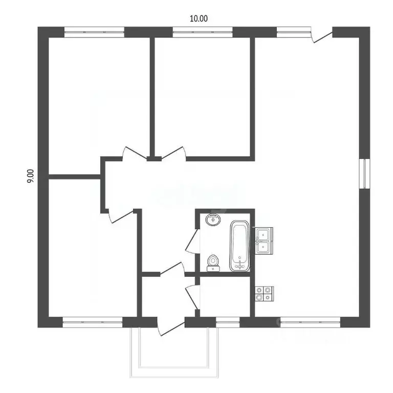 Дом в Ростовская область, Аксайский район, Щепкинское с/пос, пос. ... - Фото 1